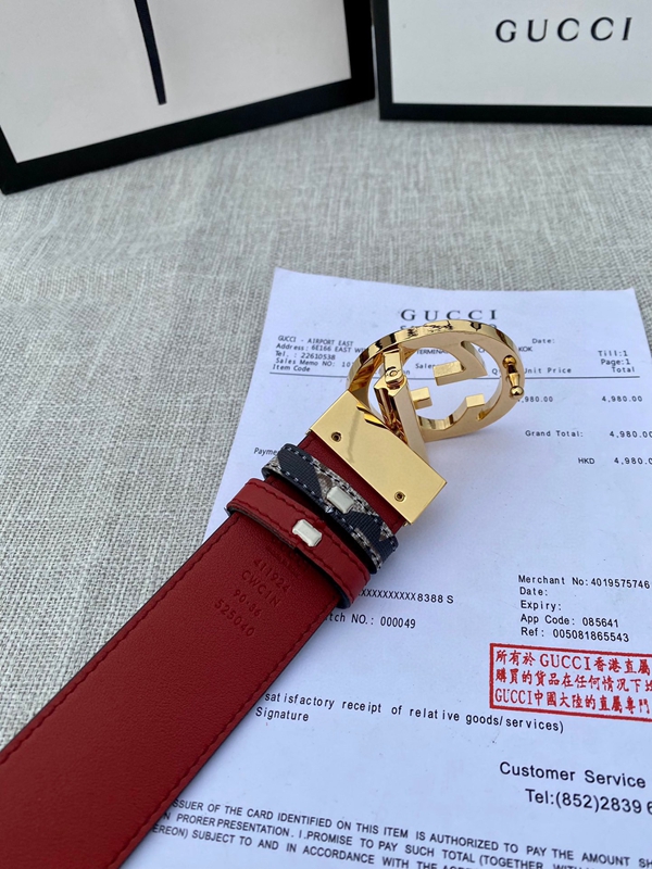 グッチベルト激安素材ディテール